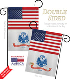 US Army - Military Americana Vertical Impressions Decorative Flags HG140700 Made In USA