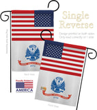 US Army - Military Americana Vertical Impressions Decorative Flags HG140700 Made In USA