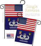 US Airborne - Military Americana Vertical Impressions Decorative Flags HG140708 Made In USA