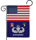 US Airborne - Military Americana Vertical Impressions Decorative Flags HG140708 Made In USA