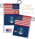 US Air Force - Military Americana Vertical Impressions Decorative Flags HG140717 Made In USA