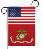 US Marine Corps - Military Americana Vertical Impressions Decorative Flags HG140730 Made In USA