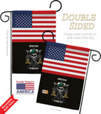 US Special Forces - Military Americana Vertical Impressions Decorative Flags HG140733 Made In USA