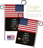 US Special Forces - Military Americana Vertical Impressions Decorative Flags HG140733 Made In USA