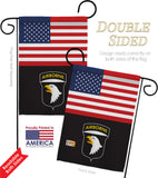 US 101st. Airborne - Military Americana Vertical Impressions Decorative Flags HG140737 Made In USA