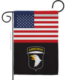 US 101st. Airborne - Military Americana Vertical Impressions Decorative Flags HG140737 Made In USA