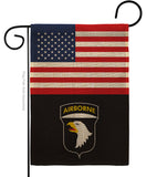 US 101st. Airborne - Military Americana Vertical Impressions Decorative Flags HG140737 Made In USA