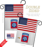 US 82nd. Airborne - Military Americana Vertical Impressions Decorative Flags HG140738 Made In USA