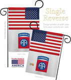 US 82nd. Airborne - Military Americana Vertical Impressions Decorative Flags HG140738 Made In USA