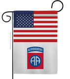 US 82nd. Airborne - Military Americana Vertical Impressions Decorative Flags HG140738 Made In USA