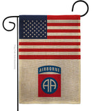 US 82nd. Airborne - Military Americana Vertical Impressions Decorative Flags HG140738 Made In USA