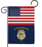 US Merchant Marine - Military Americana Vertical Impressions Decorative Flags HG140745 Made In USA