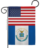 US Retired Air Force - Military Americana Vertical Impressions Decorative Flags HG140748 Made In USA