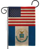 US Retired Air Force - Military Americana Vertical Impressions Decorative Flags HG140748 Made In USA