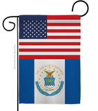 US Retired Air Force - Military Americana Vertical Impressions Decorative Flags HG140748 Made In USA