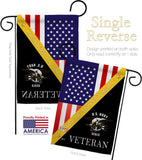 Home of US Navy - Military Americana Vertical Impressions Decorative Flags HG140888 Made In USA