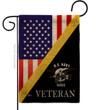 Home of US Navy - Military Americana Vertical Impressions Decorative Flags HG140888 Made In USA