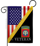 Home of 82nd Airborne - Military Americana Vertical Impressions Decorative Flags HG140891 Made In USA