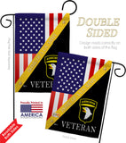 Home of 101st Airborne - Military Americana Vertical Impressions Decorative Flags HG140892 Made In USA