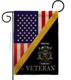 Home of Arny Special Forces - Military Americana Vertical Impressions Decorative Flags HG140893 Made In USA