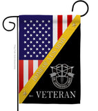 Home of De Opppresso Liber - Military Americana Vertical Impressions Decorative Flags HG140897 Made In USA