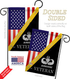 Home of Airborne - Military Americana Vertical Impressions Decorative Flags HG140900 Made In USA