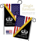 Home of Airborne - Military Americana Vertical Impressions Decorative Flags HG140900 Made In USA