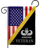 Home of Airborne - Military Americana Vertical Impressions Decorative Flags HG140900 Made In USA