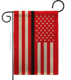 US Thin Black Line - Military Americana Vertical Impressions Decorative Flags HG140925 Made In USA