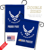 Proud Air Force Parent - Military Americana Vertical Impressions Decorative Flags HG170039 Made In USA