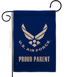 Proud Air Force Parent - Military Americana Vertical Impressions Decorative Flags HG170039 Made In USA