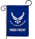 Proud Air Force Parent - Military Americana Vertical Impressions Decorative Flags HG170039 Made In USA