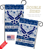 Air Force - Military Americana Vertical Impressions Decorative Flags HG170148 Made In USA