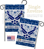 Air Force - Military Americana Vertical Impressions Decorative Flags HG170148 Made In USA