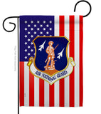 Air National Guard - Military Americana Vertical Impressions Decorative Flags HG170169 Made In USA