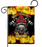 Bravery Firefighter - Military Americana Vertical Impressions Decorative Flags HG183071 Made In USA