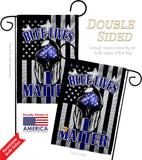 Blue Lives Matter - Military Americana Vertical Impressions Decorative Flags HG192286 Made In USA