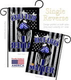 Blue Lives Matter - Military Americana Vertical Impressions Decorative Flags HG192286 Made In USA