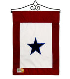 Blue Star Service - Military Americana Vertical Applique Decorative Flags HG108042