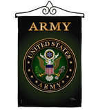 Army - Military Americana Vertical Impressions Decorative Flags HG108055 Made In USA