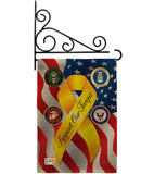 Support Our Troops Freedom - Military Americana Vertical Impressions Decorative Flags HG108060 Made In USA