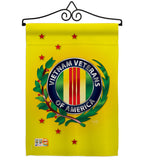 Vietnam Veteran - Military Americana Vertical Impressions Decorative Flags HG108235 Made In USA