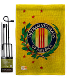 Vietnam Veteran - Military Americana Vertical Impressions Decorative Flags HG108235 Made In USA