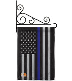 US Blue Stripe - Military Americana Vertical Impressions Decorative Flags HG108382 Made In USA