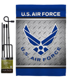 US Air Force - Military Americana Vertical Impressions Decorative Flags HG108421 Made In USA