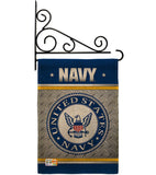 US Navy - Military Americana Vertical Impressions Decorative Flags HG108422 Made In USA