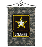 US Army Camoflash - Military Americana Vertical Impressions Decorative Flags HG108423 Made In USA