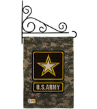 US Army Camoflash - Military Americana Vertical Impressions Decorative Flags HG108423 Made In USA