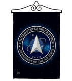 Space Force - Military Americana Vertical Impressions Decorative Flags HG108434 Made In USA