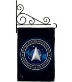 Space Force - Military Americana Vertical Impressions Decorative Flags HG108434 Made In USA